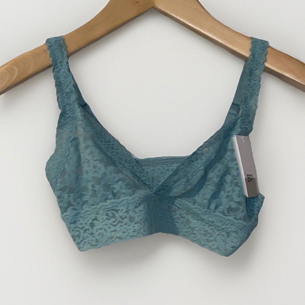 NWT BP BP. Seafoam Green Lace BRALETTE Bra Size SMALL